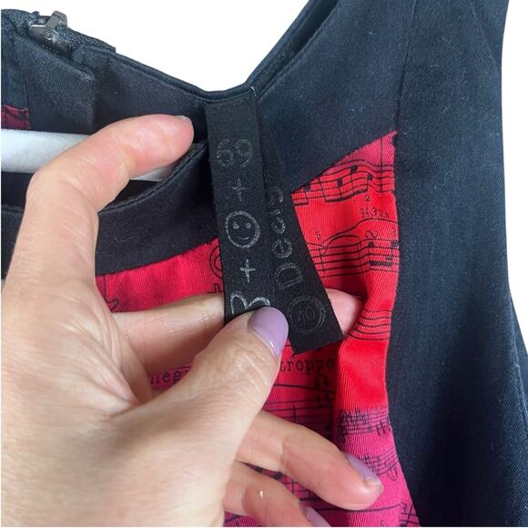 Desigual Delia Abstract Mini Sheath Cocktail Dress Y2K Twee Artsy EU 40 (8/10) - Picture 9 of 12